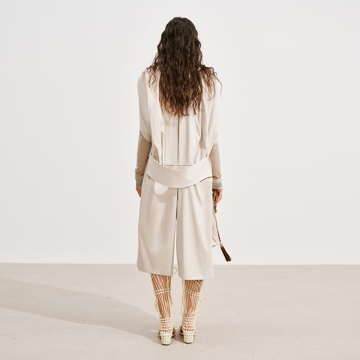 Medium Well Sleeveless Trench Coat