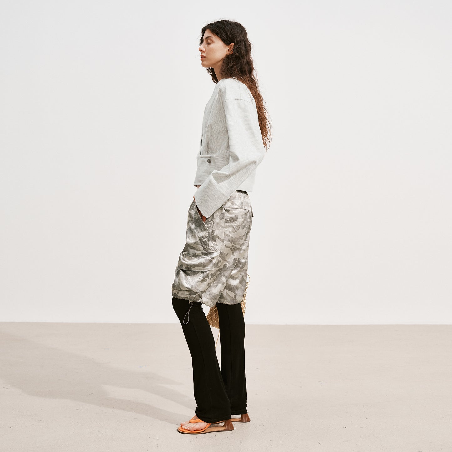 Medium Well V-neck Jacket