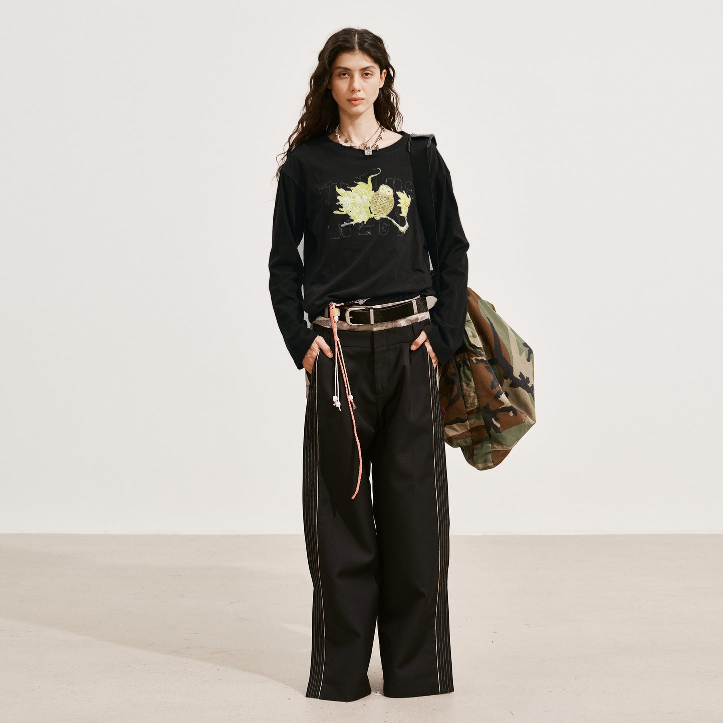Medium Well Linen Printed T-shirt