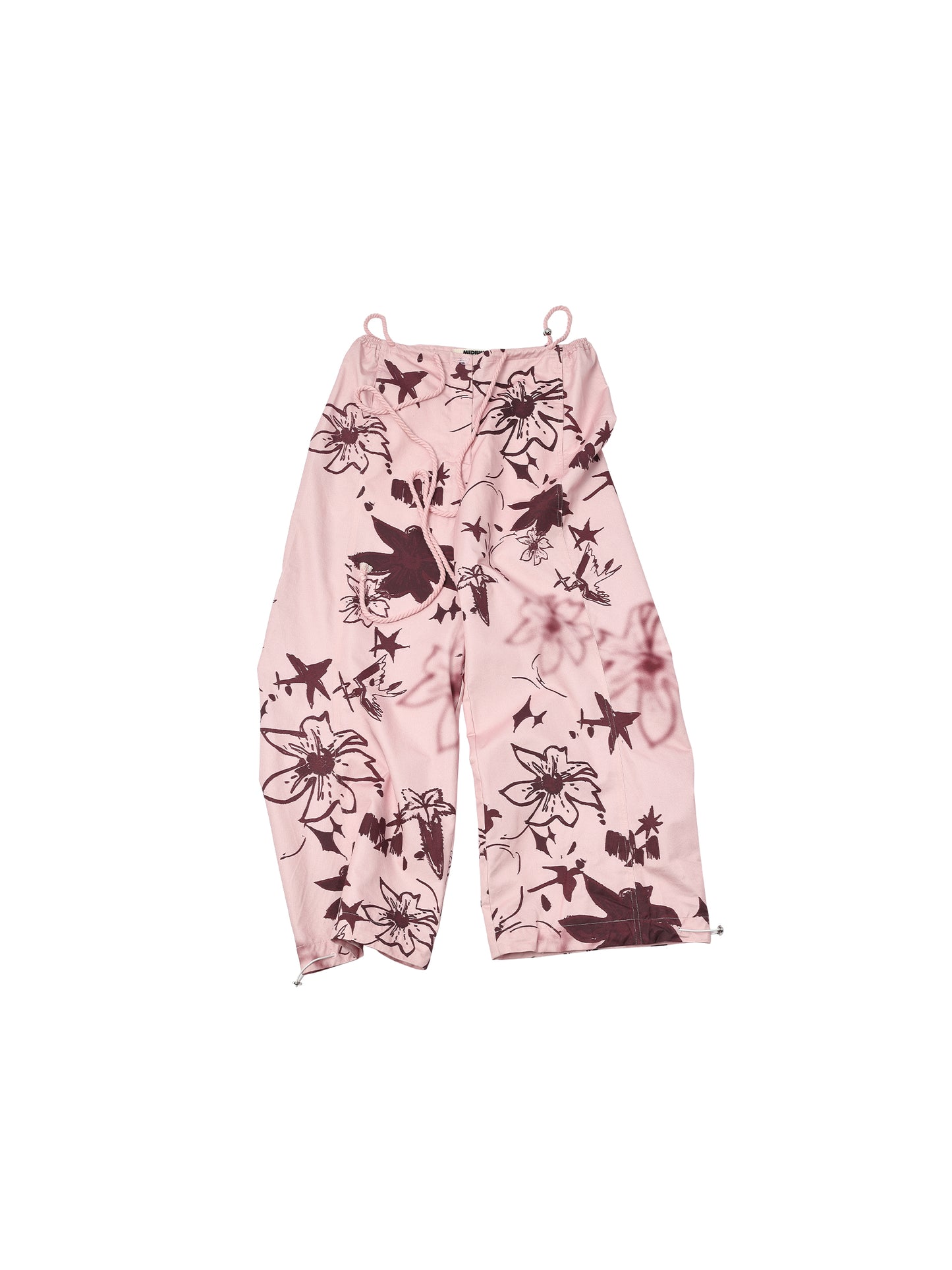 Medium Well Floral Parachute Pants