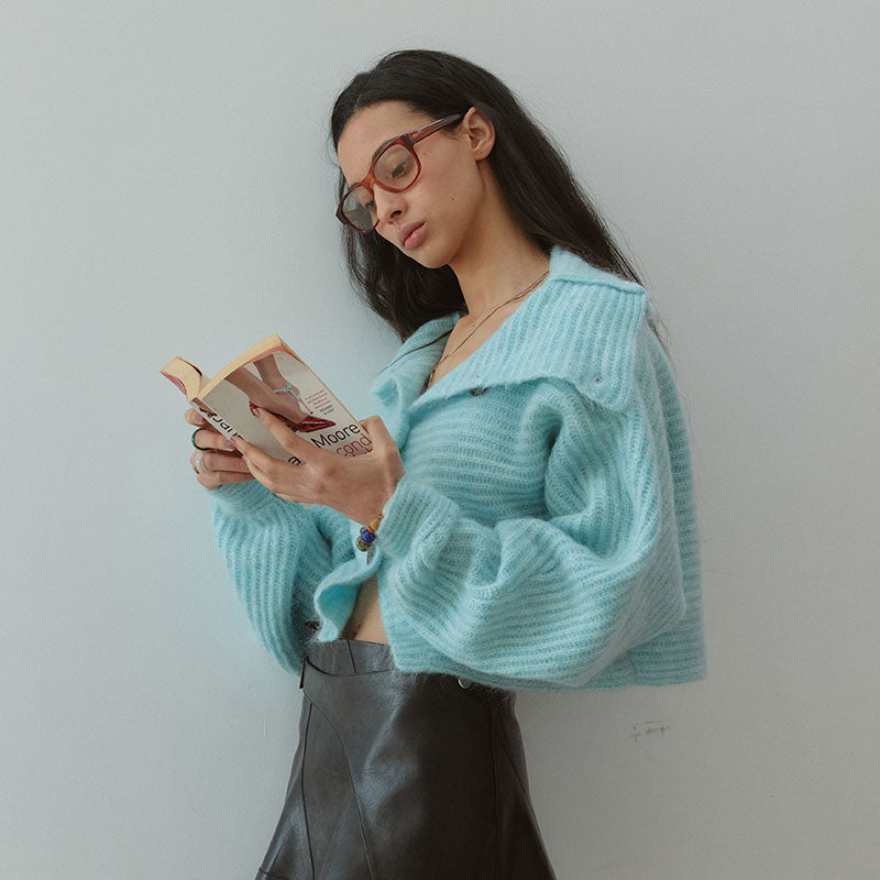Medium Well Mohair Knitted cardigan