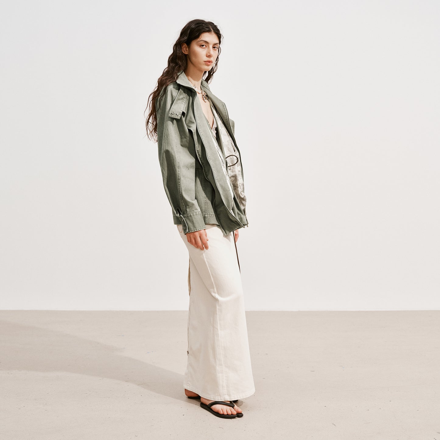 Medium Well Distressed Outerwear