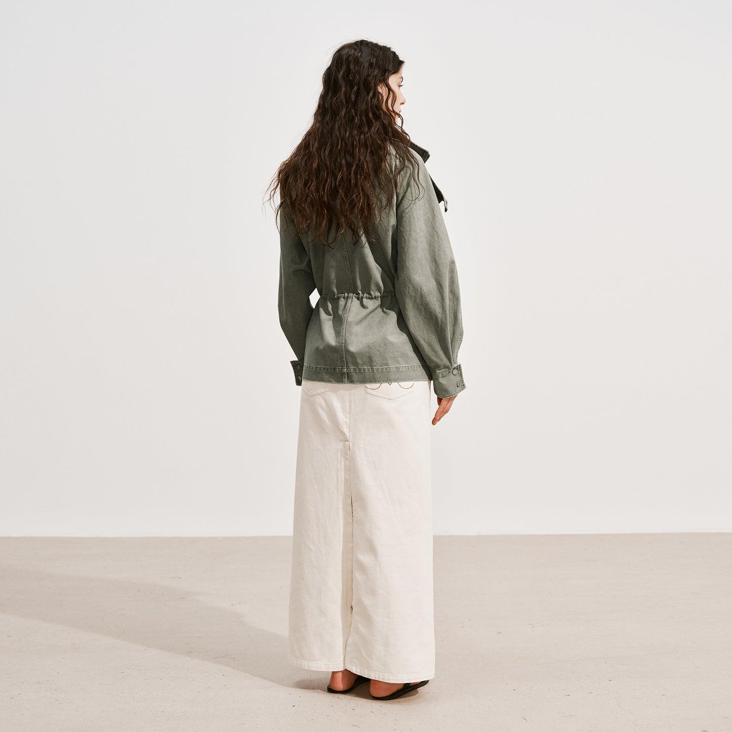 Medium Well Distressed Outerwear