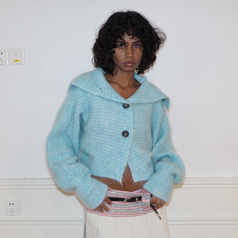 Medium Well Mohair Knitted cardigan