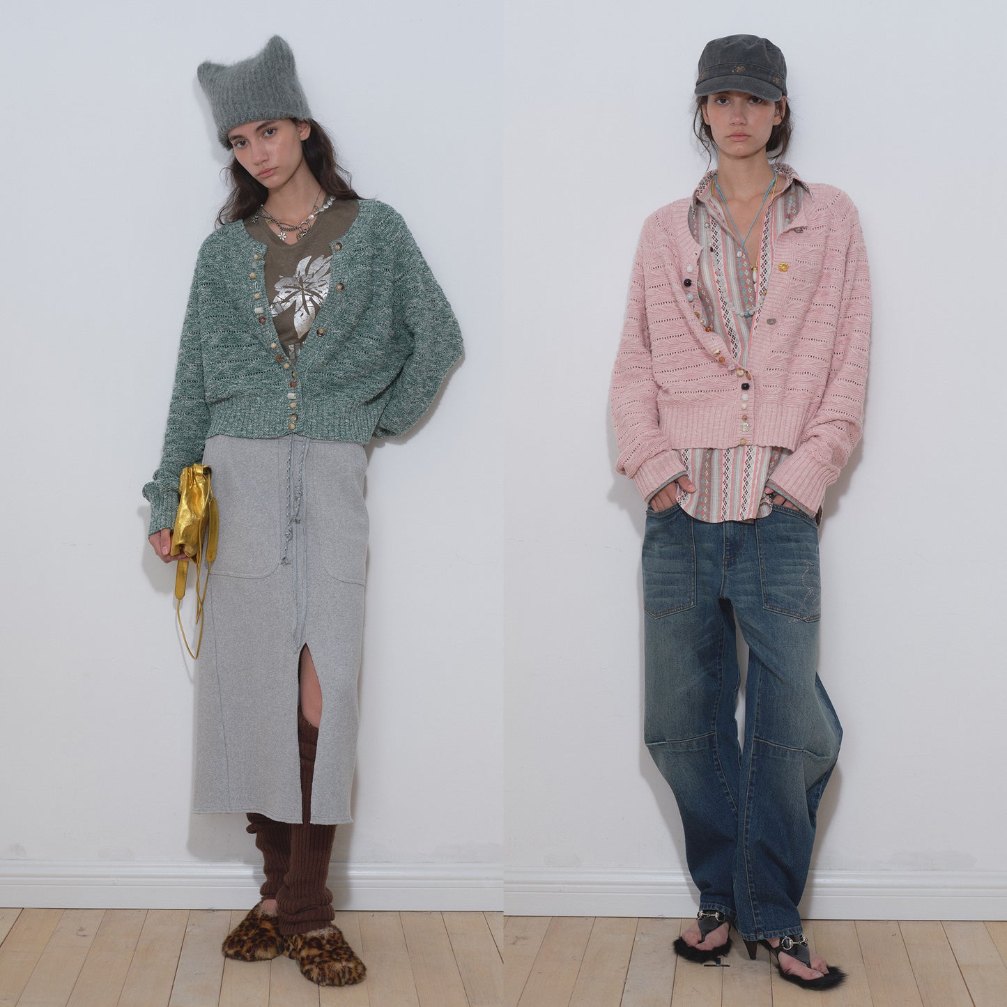 Medium Well Wavy Taxture Cardigan