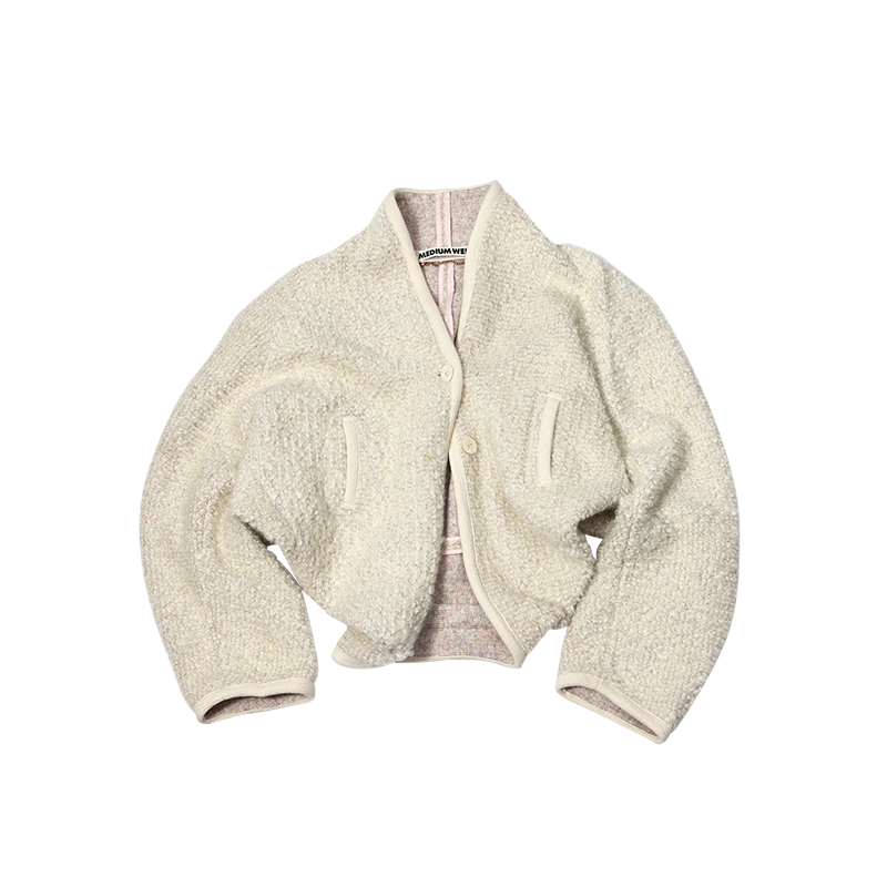 Medium Well Drop Shoulder Wool Outerwear