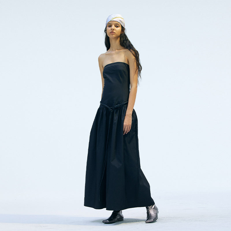 Medium Well Day-to-Night Nylon  strapless Dress