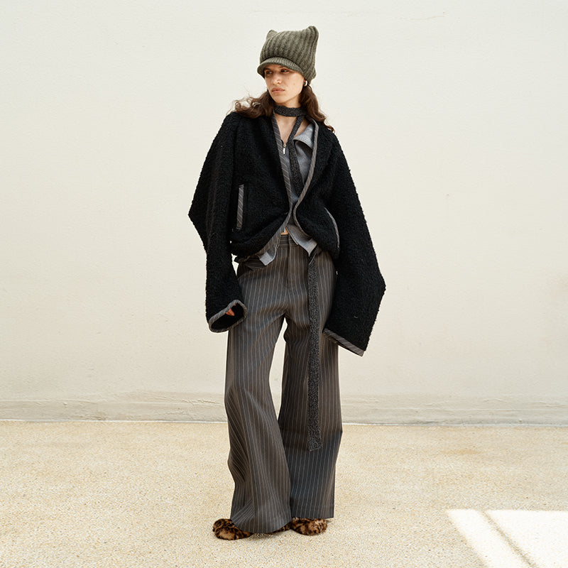Medium Well Drop Shoulder Wool Outerwear