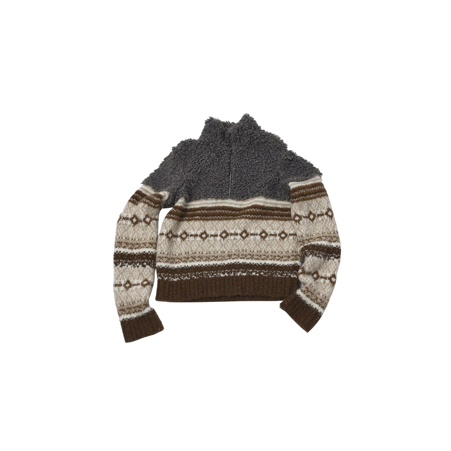 Medium Well Splicing Fair Jacquard Sweater