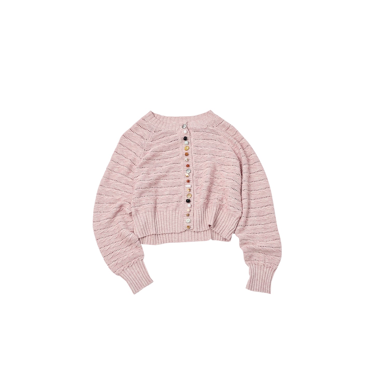 Medium Well Wavy Taxture Cardigan