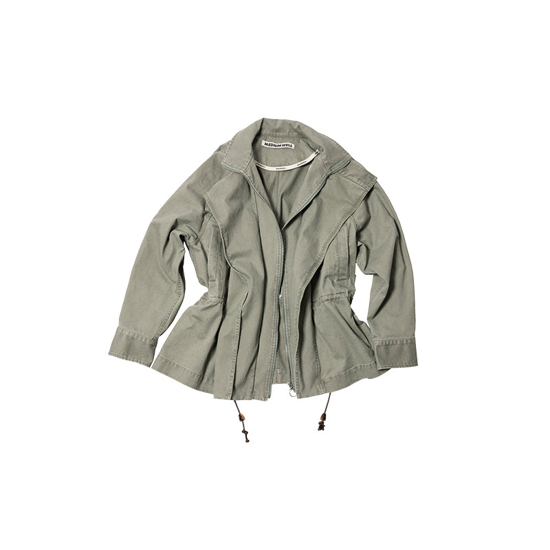 Medium Well Distressed Outerwear