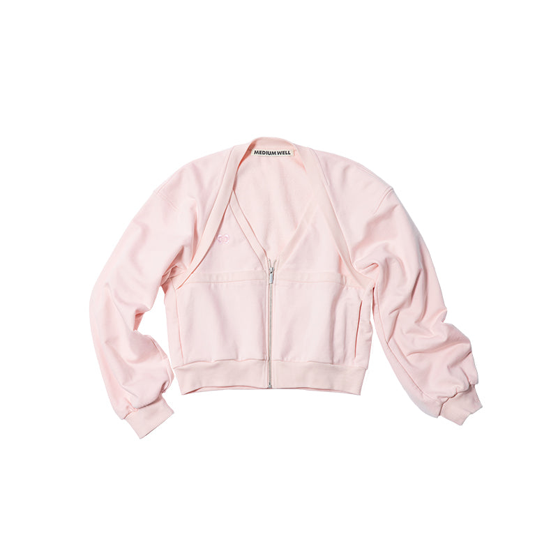Medium Well Embossed Raglan Sweatshirt