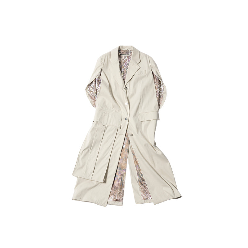 Medium Well Sleeveless Trench Coat