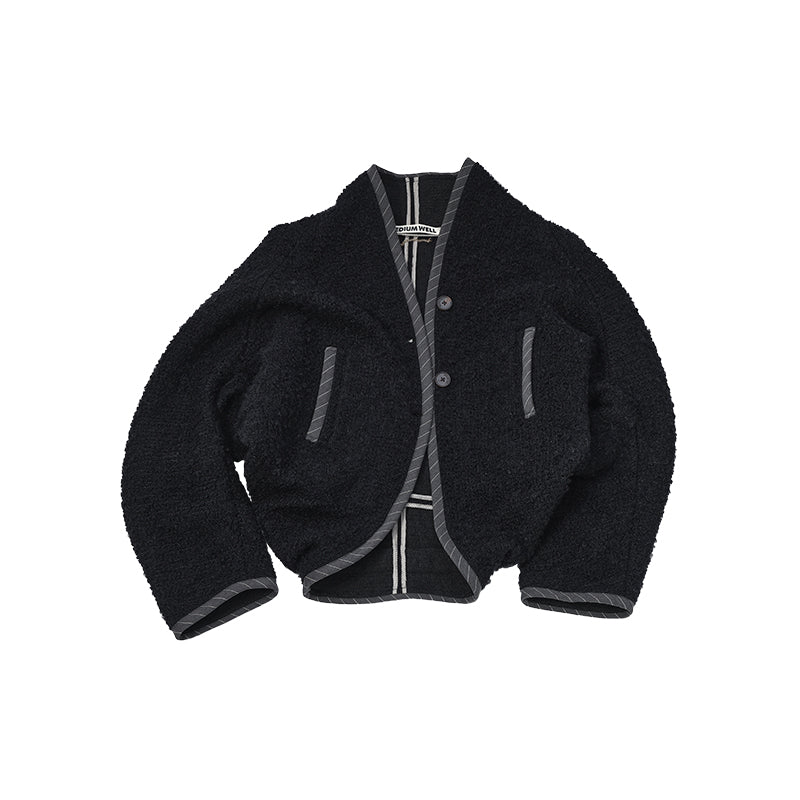 Medium Well Drop Shoulder Wool Outerwear